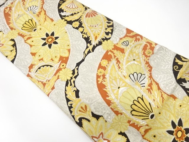 Japanese Kimono / Antique / Fukuro Obi Silk